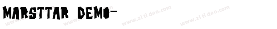 Marsttar  Demo字体转换